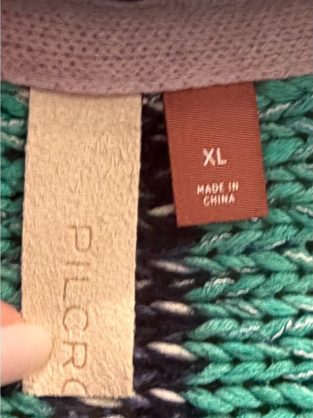 Pilcro Multicolor Striped V-Neck Fringe Cardigan - Picture 3 of 5